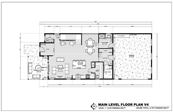 Dream House Plan - Modern Floor Plan - Main Floor Plan #1075-20
