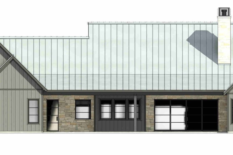 House Plan Design - Exterior - Rear Elevation 1 for Farmhouse House Plan #1096-165 - 4 bed, 4.5 bath