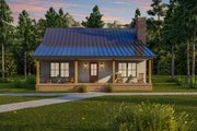 Farmhouse Style House Plan - 2 Beds 1 Baths 1224 Sq/Ft Plan #1117-15 Exterior 