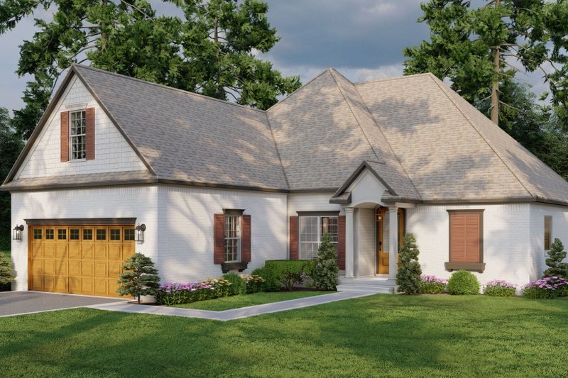 Dream House Plan - Exterior - Other Elevation for Traditional House Plan #17-2454 - 3 bed, 2 bath
