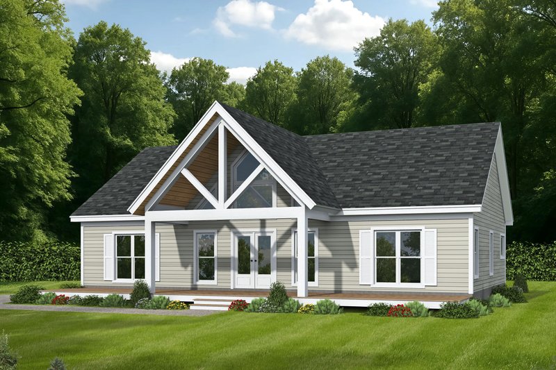 Dream House Plan - Country Exterior - Front Elevation Plan #932-1335