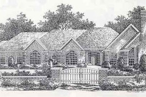 Colonial Exterior - Front Elevation Plan #310-871