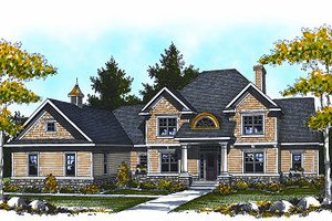 Traditional Exterior - Front Elevation Plan #70-886