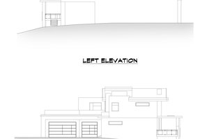 Exterior - Other Elevation 1 for Contemporary House Plan #1066-110 - 4 bed, 5.5 bath