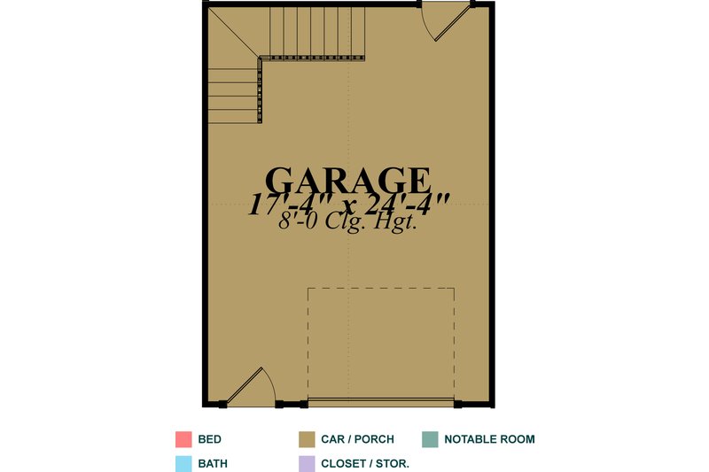 Home Plan - Floor Plan - Main Floor for Country House Plan #63-337, 0 bath