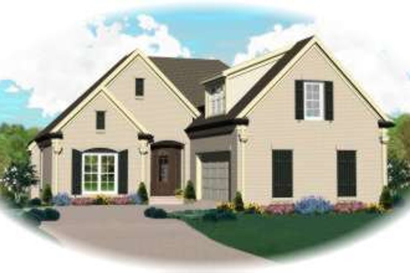 Country Style House Plan - 3 Beds 2.5 Baths 2399 Sq/Ft Plan #81-1420