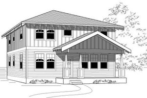 Traditional Exterior - Front Elevation Plan #423-14