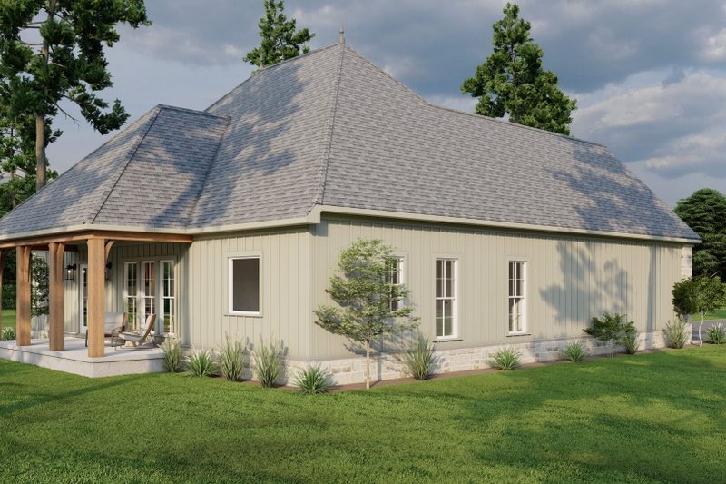 Architectural House Design - Exterior - Rear Elevation 5 for European House Plan #17-2483 - 3 bed, 2 bath