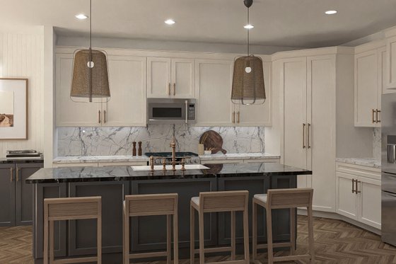 Interior - Kitchen for Cottage House Plan #455-348 - 4 bed, 4.5 bath