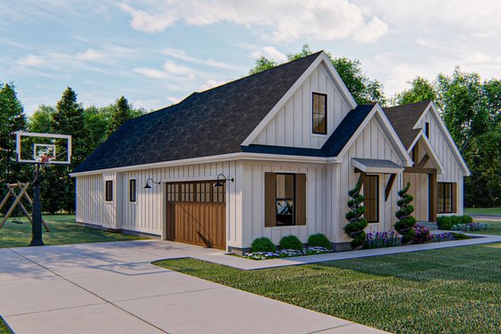 Exterior - Other Elevation for Farmhouse House Plan #455-247 - 4 bed, 3.5 bath