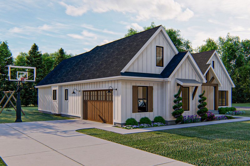 House Plan Design - Exterior - Other Elevation for Farmhouse House Plan #455-247 - 4 bed, 3.5 bath