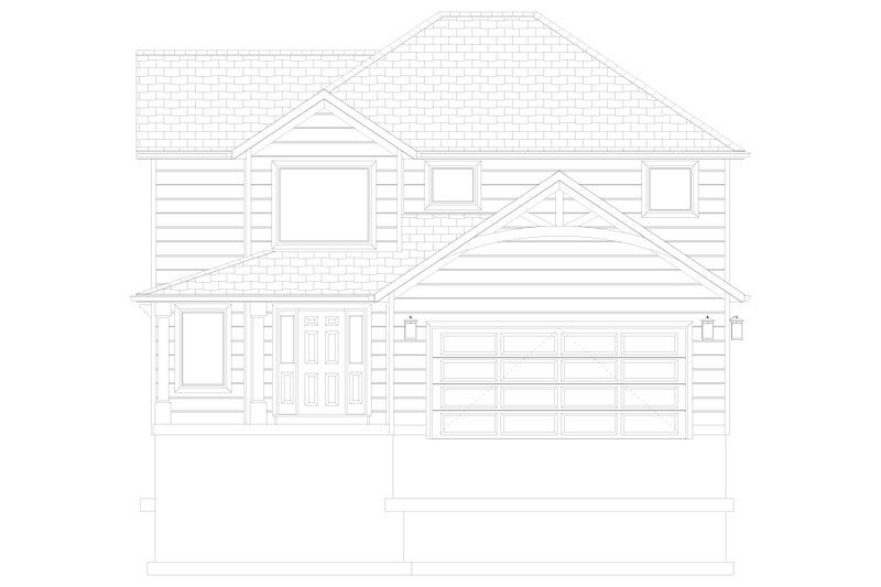 Architectural House Design - Exterior - Front Elevation 5 for Farmhouse House Plan #1060-374 - 3 bed, 2.5 bath