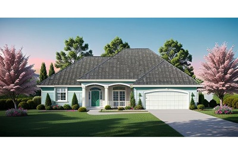 Home Plan - Traditional Exterior - Front Elevation Plan #58-149