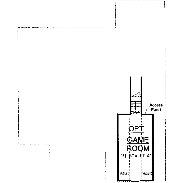 Home Plan - Traditional Floor Plan - Other Floor Plan #20-1672