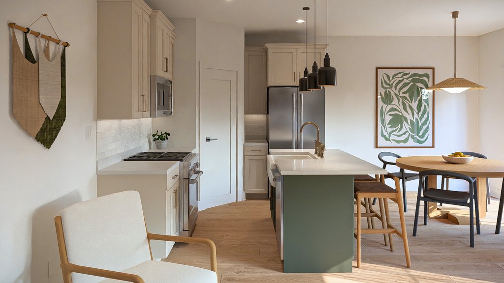 Interior - Kitchen 1 for Farmhouse House Plan #455-781 - 3 bed, 3 bath