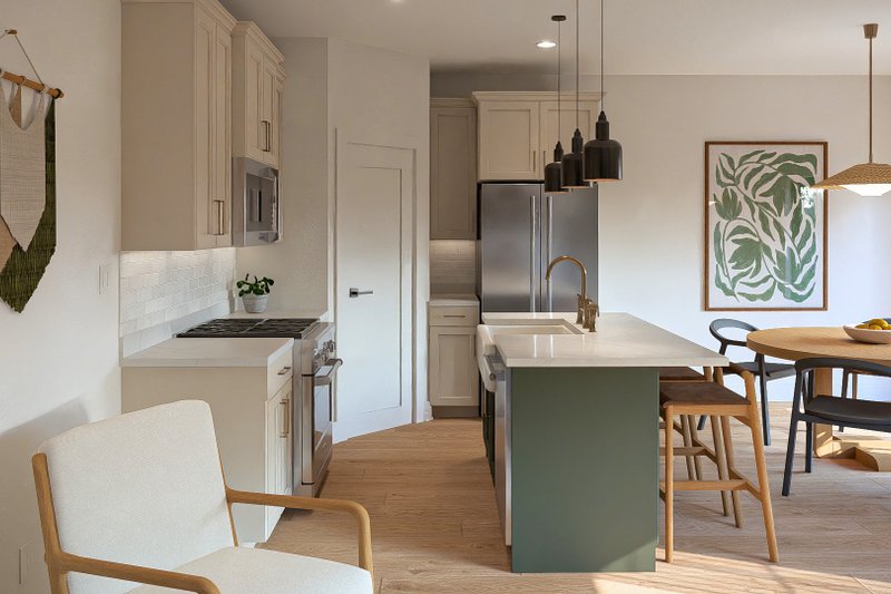 Dream House Plan - Interior - Kitchen 1 for Farmhouse House Plan #455-781 - 3 bed, 3 bath