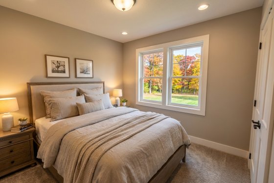 Interior - Bedroom 1 for Craftsman House Plan #51-1515 - 3 bed, 2.5 bath