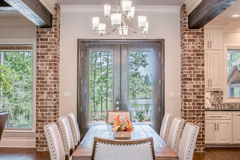 Architectural House Design - Interior - Dining Room for Farmhouse House Plan #430-204 - 3 bed, 2.5 bath