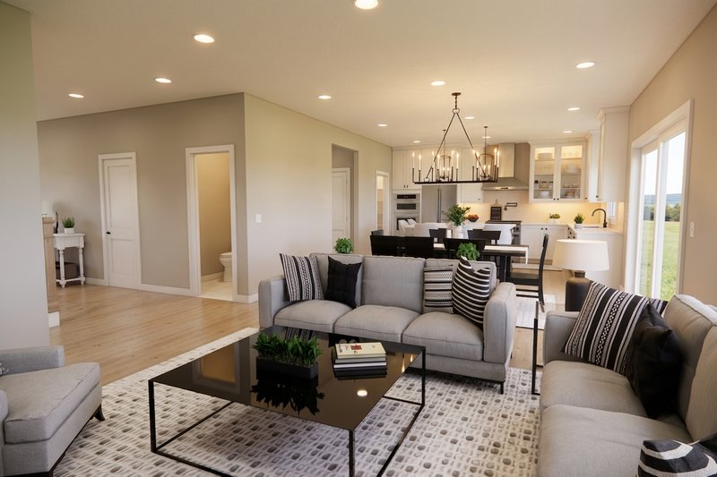 Home Plan - Interior - Family Room 2 for Farmhouse House Plan #51-1524 - 3 bed, 2.5 bath