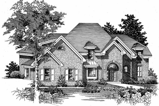 Exterior - Other Elevation House Plan #329-377 - 4 bed, 2.5 bath
