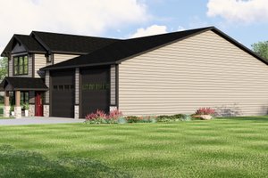 Exterior - Other Elevation 1 for Craftsman House Plan #1064-409 - 2 bed, 1.5 bath