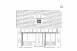 Exterior - Front Elevation 3 for Cottage House Plan #443-11 - 3 bed, 2.5 bath