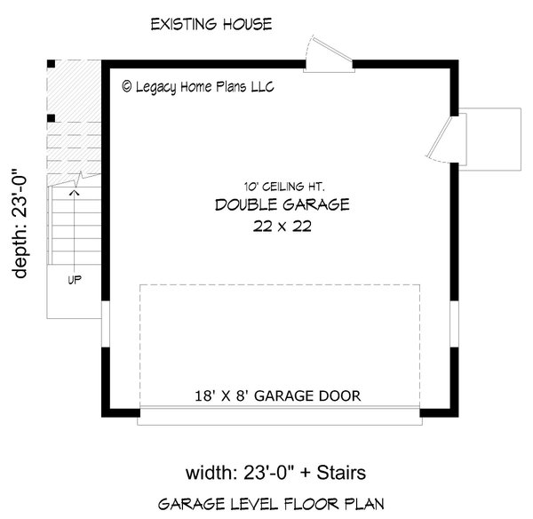 Contemporary Floor Plan - Main Floor Plan #932-956