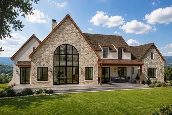 Exterior - Other Elevation 1 for Modern House Plan #1116-54 - 4 bed, 4.5 bath