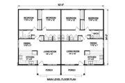 Craftsman Style House Plan - 2 Beds 1 Baths 1768 Sq/Ft Plan #116-286 