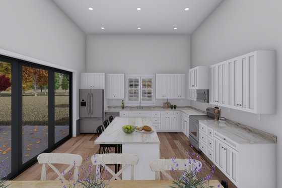 Interior - Kitchen for Farmhouse House Plan #1060-118 - 2 bed, 2.5 bath