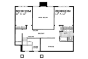 Traditional Style House Plan - 3 Beds 2.5 Baths 2075 Sq/Ft Plan #72-378 