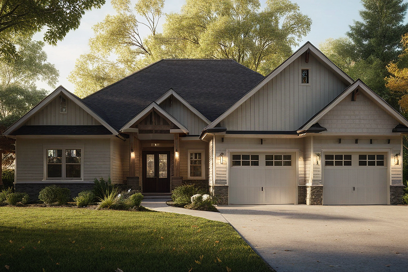 House Blueprint - Photo 17 for Farmhouse House Plan #1109-13 - 5 bed, 3.5 bath