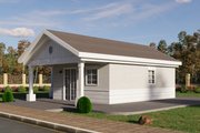 Traditional Style House Plan - 0 Beds 1 Baths 399 Sq/Ft Plan #1106-144 Exterior 