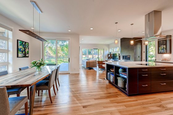 Interior - Kitchen 3 for Contemporary House Plan #1042-19 - 4 bed, 3.5 bath