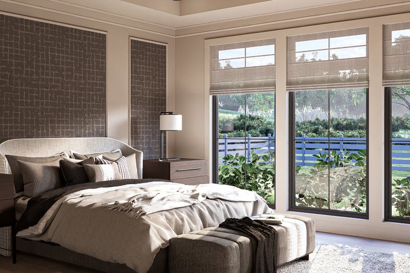 House Design - Interior - Bedroom 1 for Mediterranean House Plan #455-394 - 4 bed, 3.5 bath