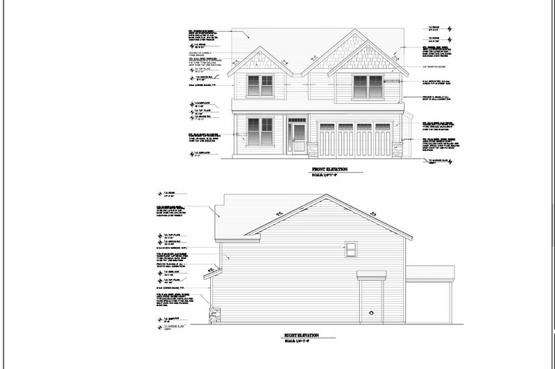 House Design - Exterior - Other Elevation for Craftsman House Plan #53-729 - 5 bed, 2.5 bath