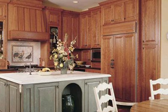 Interior - Kitchen for European House Plan #48-120 - 3 bed, 3.5 bath