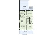 Southern Style House Plan - 2 Beds 2 Baths 1120 Sq/Ft Plan #17-554 Floor 