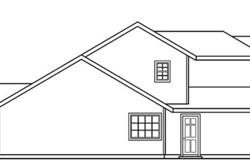 Home Plan - Exterior - Other Elevation for Craftsman House Plan #124-726 - 3 bed, 2.5 bath