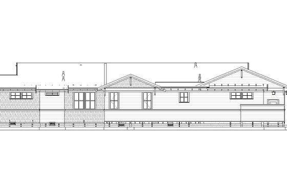 Exterior - Other Elevation 1 for Craftsman House Plan #895-106 - 3 bed, 2 bath