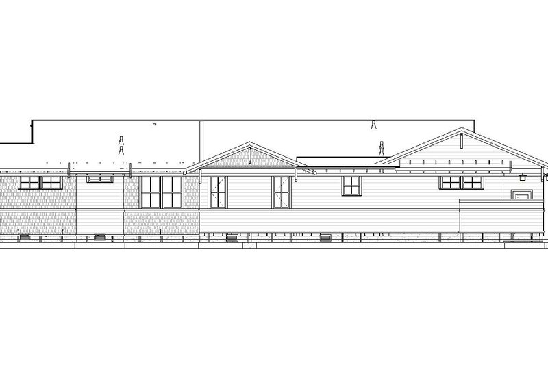 Architectural House Design - Exterior - Other Elevation 1 for Craftsman House Plan #895-106 - 3 bed, 2 bath
