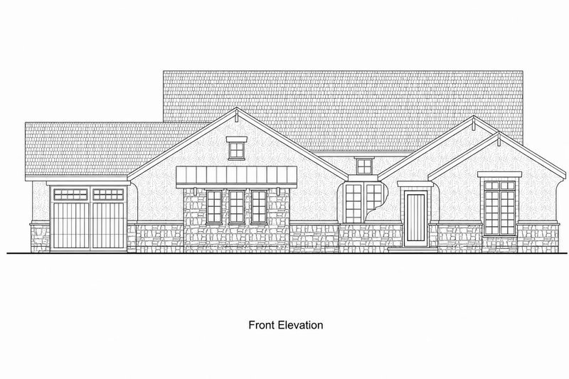 Dream House Plan - Exterior - Front Elevation 4 for European House Plan #20-2071 - 2 bed, 2 bath