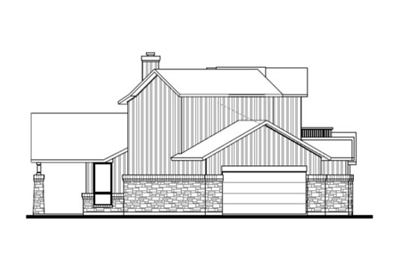 Architectural House Design - Exterior - Other Elevation for Farmhouse House Plan #80-156 - 3 bed, 2.5 bath