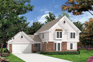 Home Plan - Traditional Exterior - Front Elevation Plan #57-268