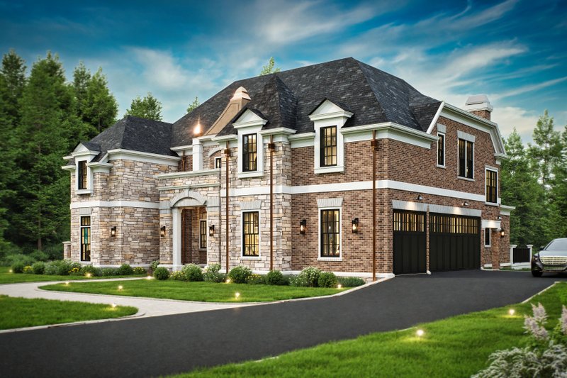 Architectural House Design - Exterior - Other Elevation for European House Plan #119-419 - 4 bed, 4.5 bath