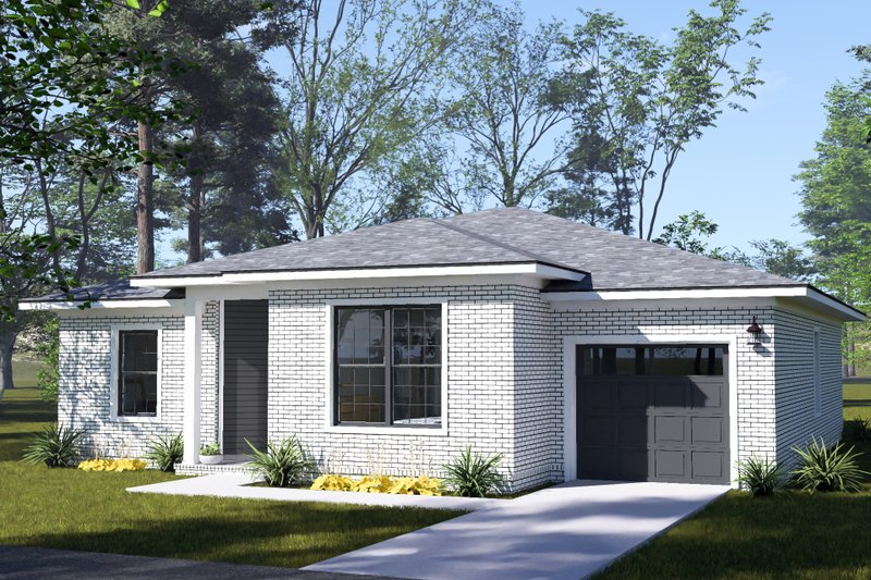 Architectural House Design - Exterior - Other Elevation 2 for Modern House Plan #513-2468 - 4 bed, 3 bath