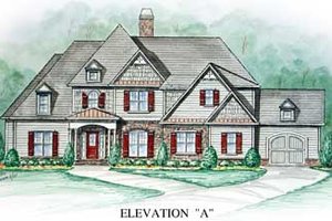 Traditional Exterior - Front Elevation Plan #54-140