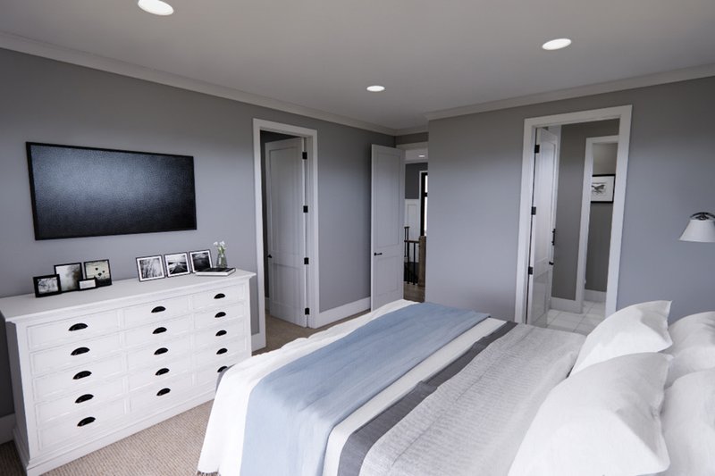 House Blueprint - Interior - Master Bedroom 1 for Farmhouse House Plan #51-1225 - 2 bed, 2 bath