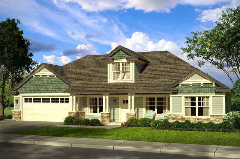 Country Style House Plan - 3 Beds 2 Baths 2151 Sq/Ft Plan #124-1015