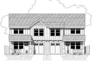 Craftsman Exterior - Front Elevation Plan #423-7